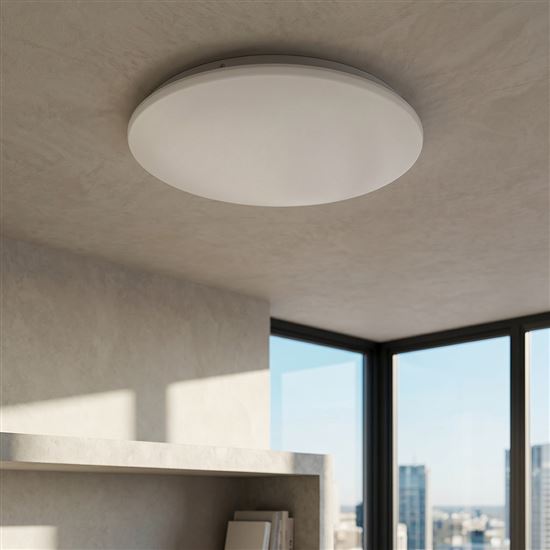 Solight LED stropné svetlo Plain, 3CCT, 24W, 1920lm, IP44, okrúhle, 38cm