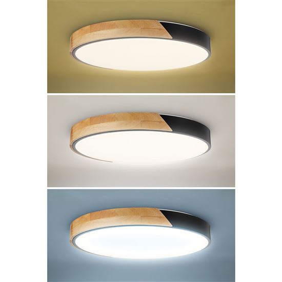 Solight LED osvetlenie s diaľkovým ovládačom Polia, 46W, 3220lm, 40cm, zmena chromatickosti, stmievateľné
