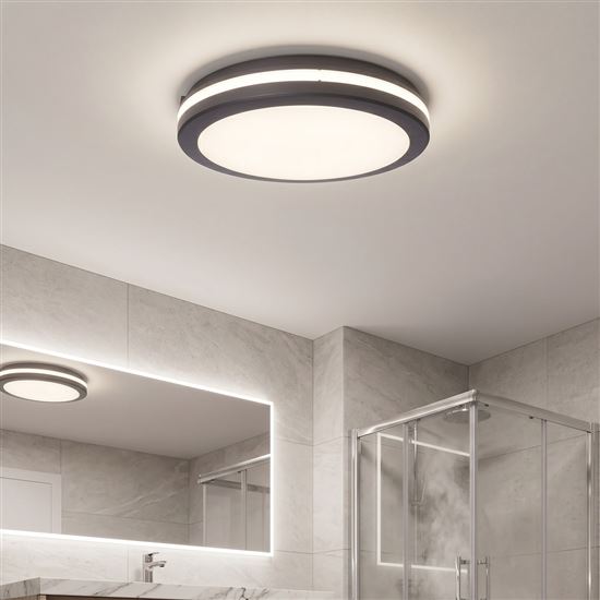 Solight LED osvetlenie Gari, 26W, 2340lm, 3CCT, IP65, 30cm, čierna