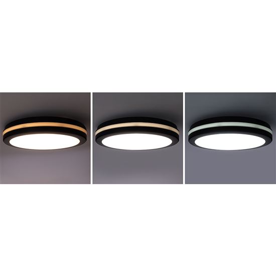 Solight LED osvetlenie Gari, 26W, 2340lm, 3CCT, IP65, 30cm, čierna