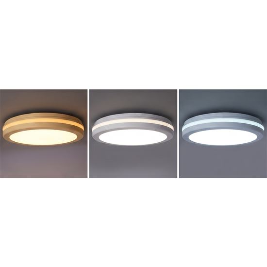 Solight LED osvetlenie Gari, 26W, 2340lm, 3CCT, IP65, 30cm, biela