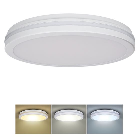 Solight LED osvetlenie Gari, 44W, 3960lm, 3CCT, IP65, 40cm, biela