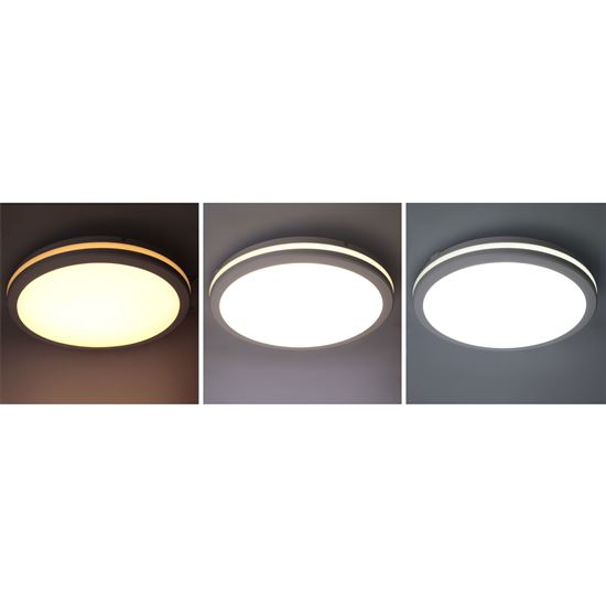 Solight LED osvetlenie Gari, 44W, 3960lm, 3CCT, IP65, 40cm, biela