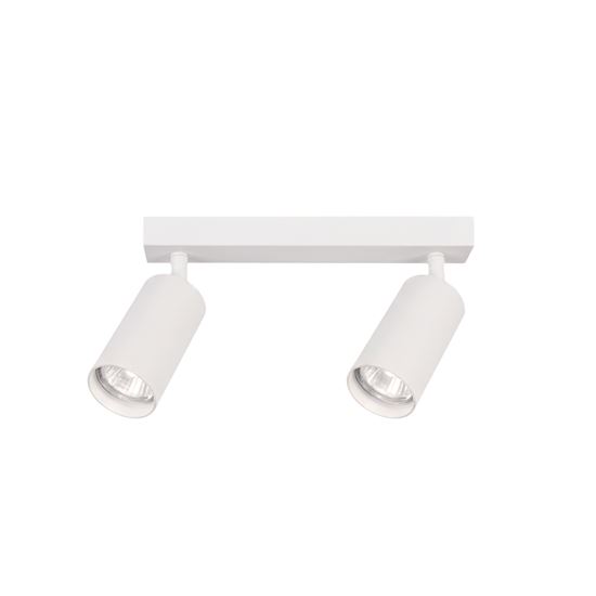 Solight GU10 bodové osvetlenie Enzo, 2x GU10, 26cm, biela