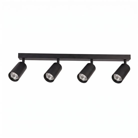 Solight GU10 bodové osvetlenie Enzo, 4x GU10, 59cm, čierna