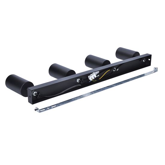 Solight GU10 bodové osvetlenie Enzo, 4x GU10, 59cm, čierna