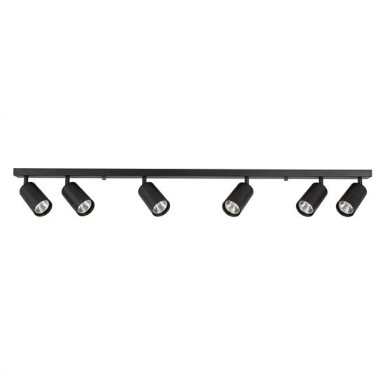 Solight GU10 bodové osvetlenie Enzo, 6x GU10, 119cm, čierna