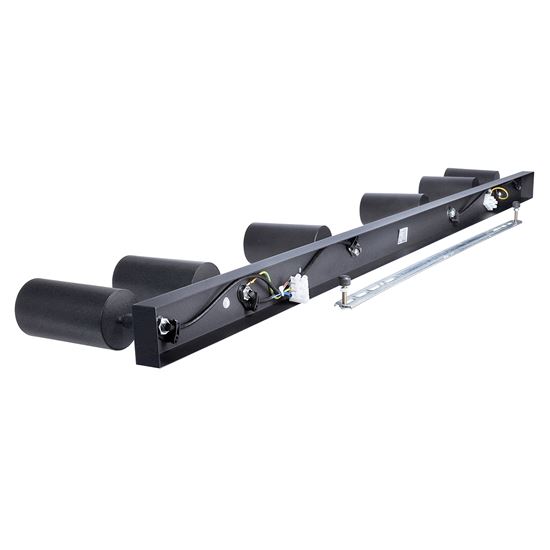 Solight GU10 bodové osvetlenie Enzo, 6x GU10, 119cm, čierna