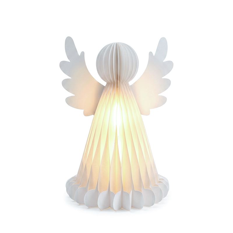Solight andel s LED osvetlením a časovačom, 37cm, 3xAA