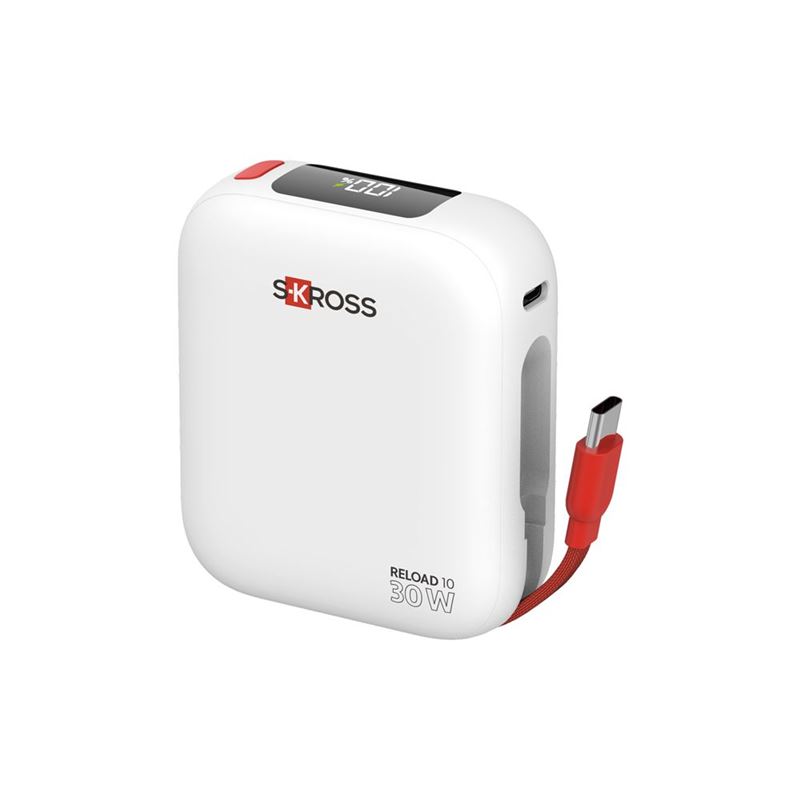 SKROSS powerbank Reload 10, 30W PD, 10 000mAh, USB C+C