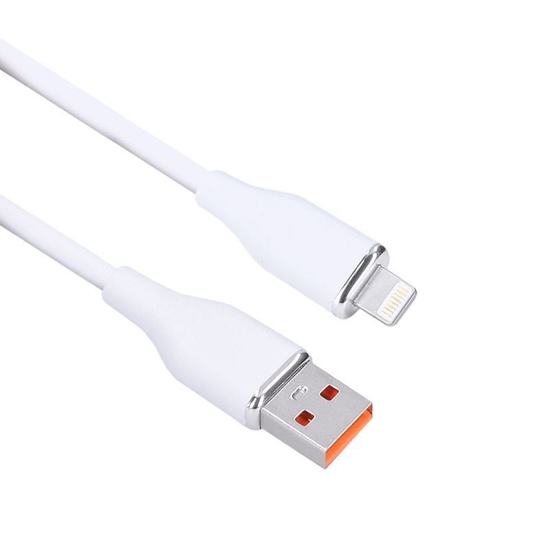 Solight lightning kábel, USB 2.0 A konektor - Lightning konektor, silikón, 2m