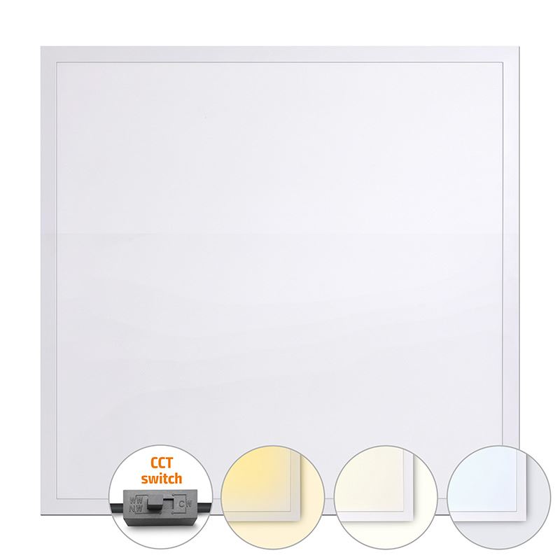 Solight LED svetelný panel Backlit, 36W, 3960lm, 3000/4000/5000K, Lifud, 60x60cm, 3 roky záruka, bílá barva