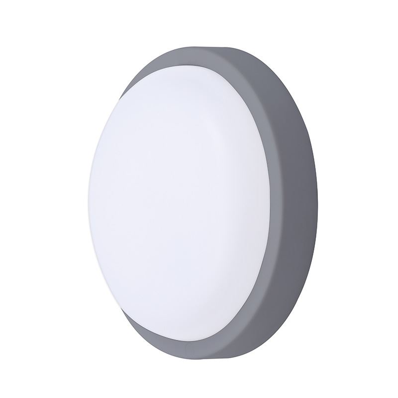 Solight LED vonkajšie osvetlenie guľaté, 13W, 910lm, 4000K, IP54, 17cm, sivá farba