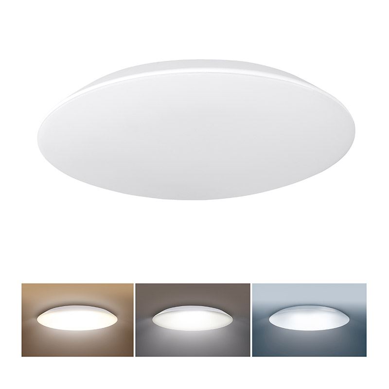 Solight LED osvetlenie Adrano s ochranou proti vlhkosti, IP54, 18W, 1530lm, 3CCT, 23cm