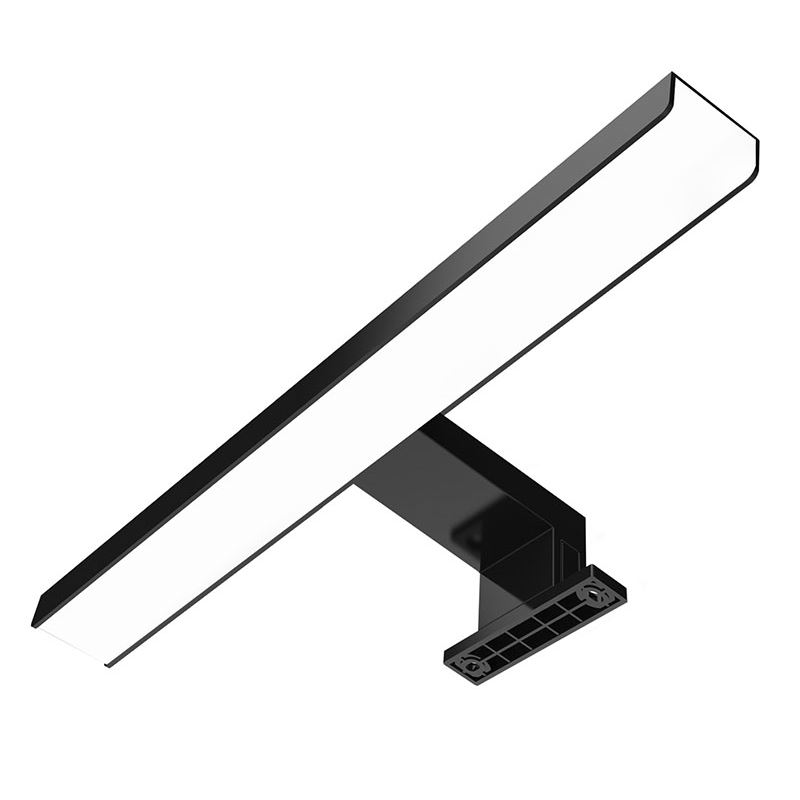 Solight LED kúpeľňové osvetlenie nad zrkadlo 3v1, 7W, 455lm, 4000K, IP44, 40cm, čierna