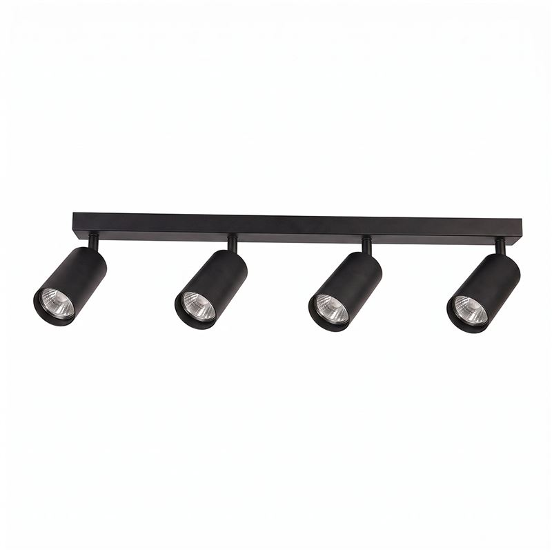 Solight GU10 bodové osvetlenie Enzo, 4x GU10, 59cm, čierna