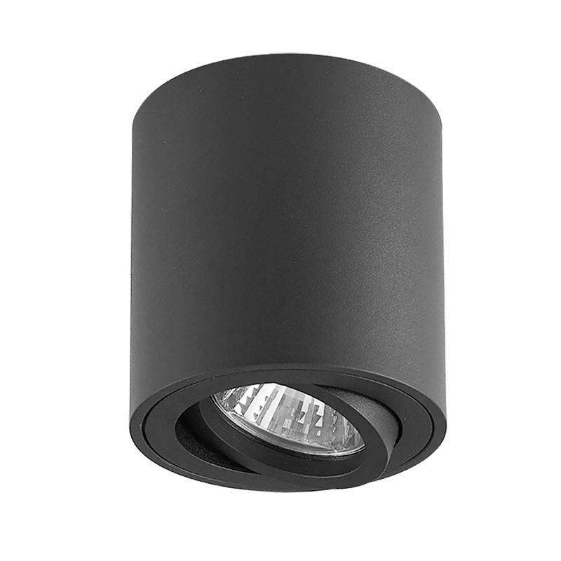 Solight GU10 bodové osvetlenie Eira, valec, 80*90, čierna