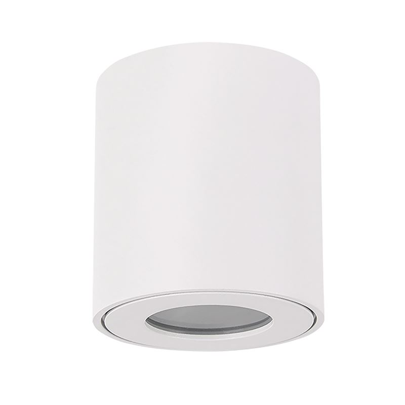 Solight GU10 bodové osvetlenie Eira, valec, IP54, 80*90, biela